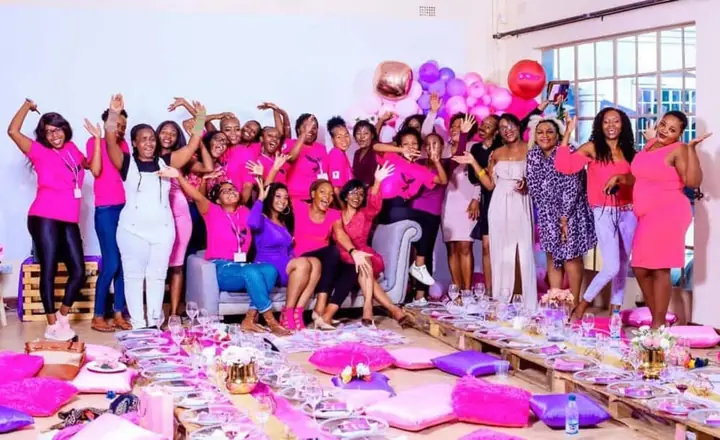 Women celebrating together at the 3rd Edition Invaluable Woman Exhale Conference